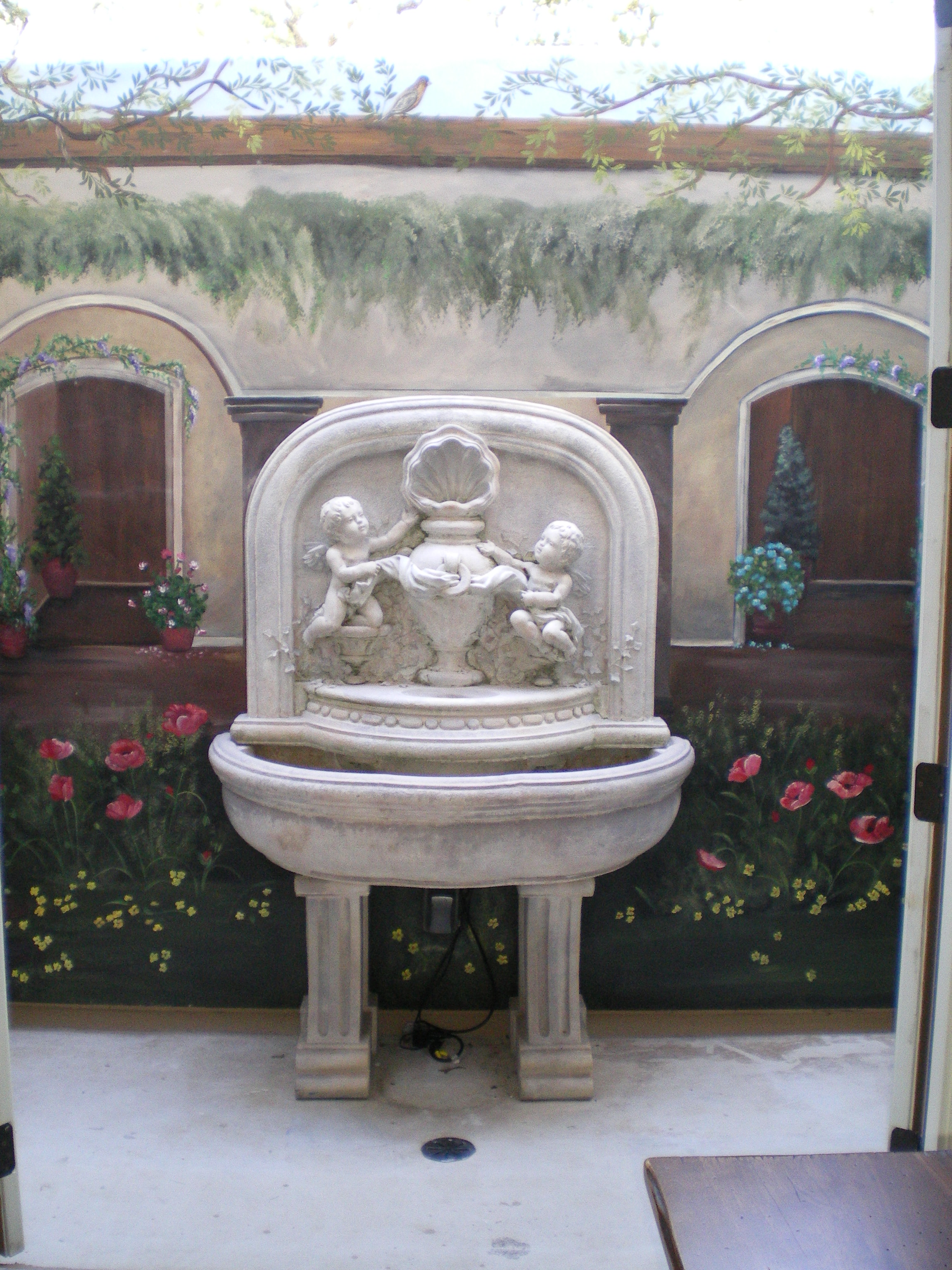 Outdoor Courtyard Mural